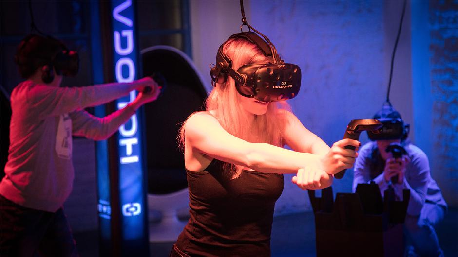 Transport yourself into a new and exciting dimension with your friends or family to experience the thrill of virtual reality.